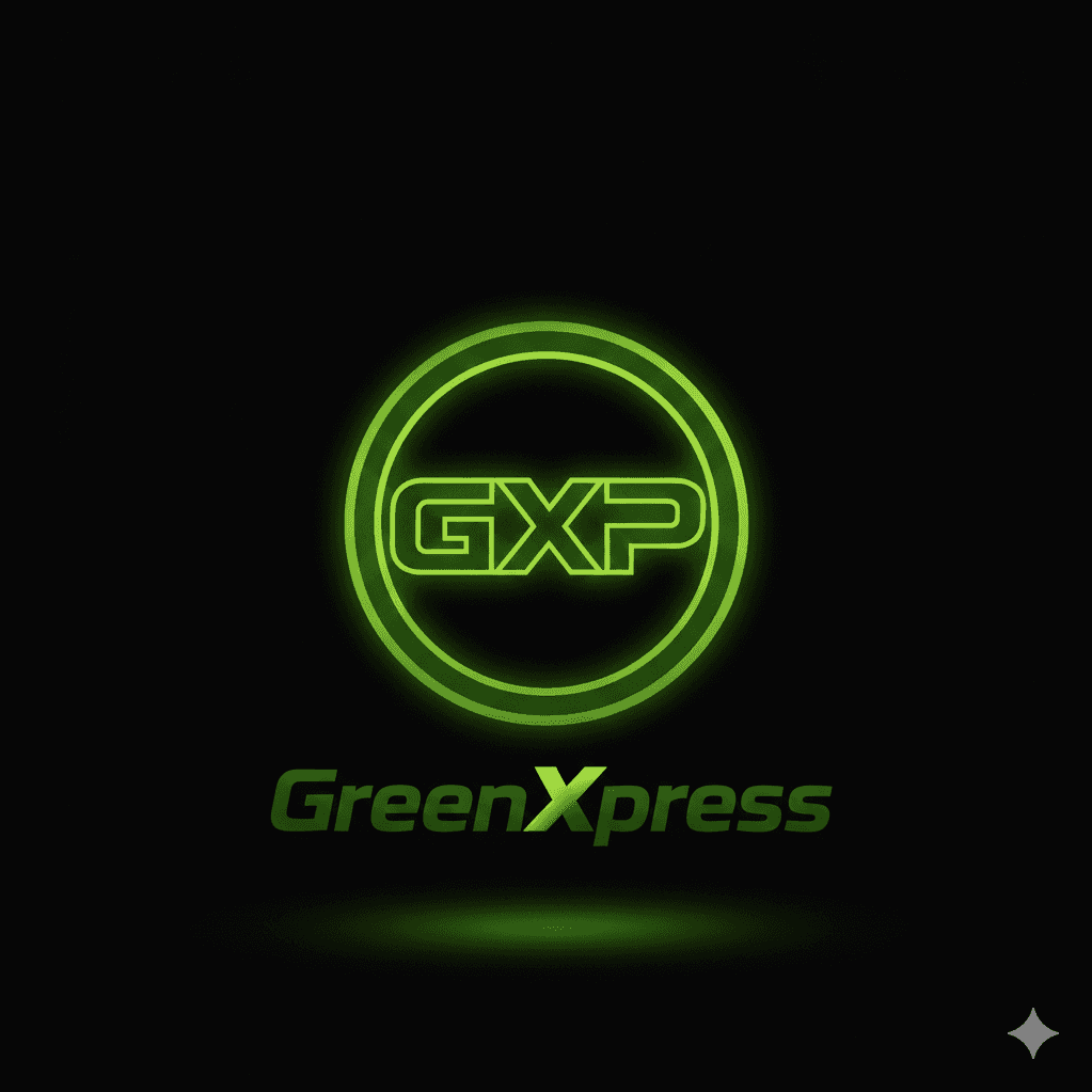Greenxpress new neon green logo